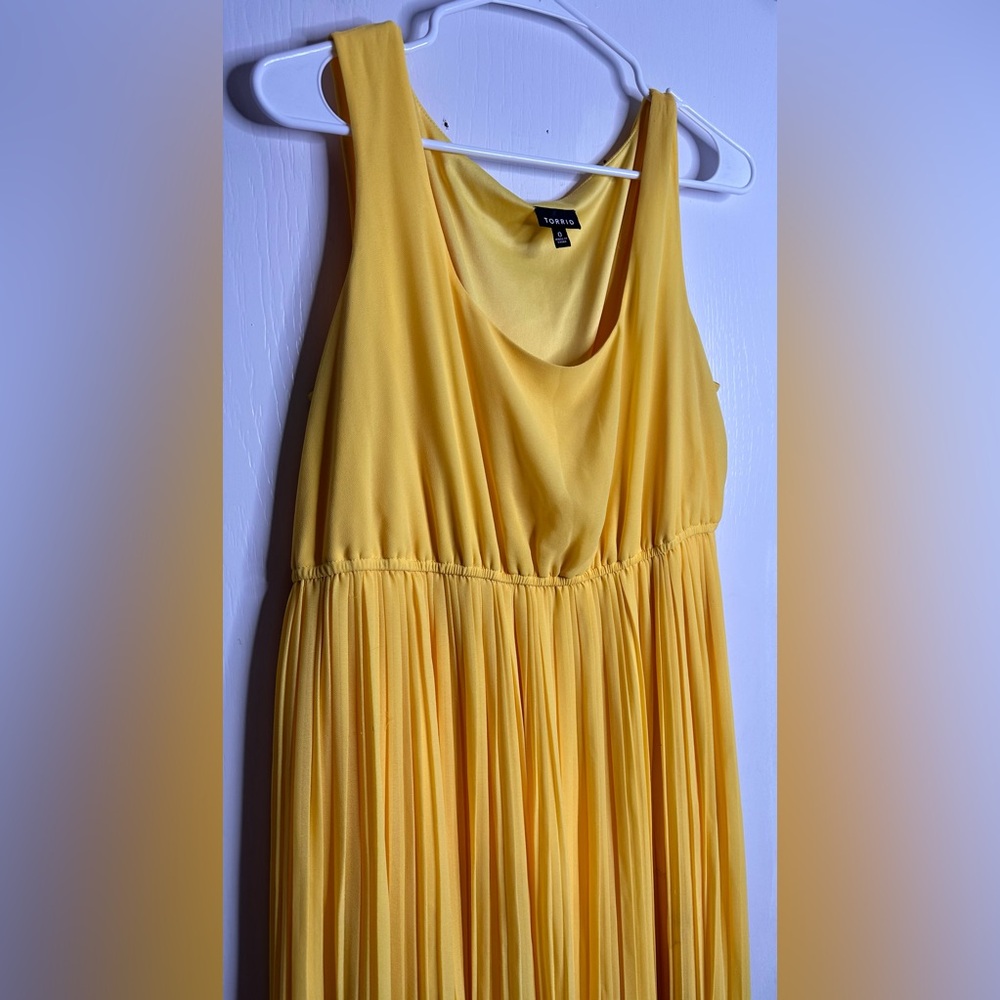 Torrid chiffon maxi dress.  Size 0 (large) - Picture 5 of 9